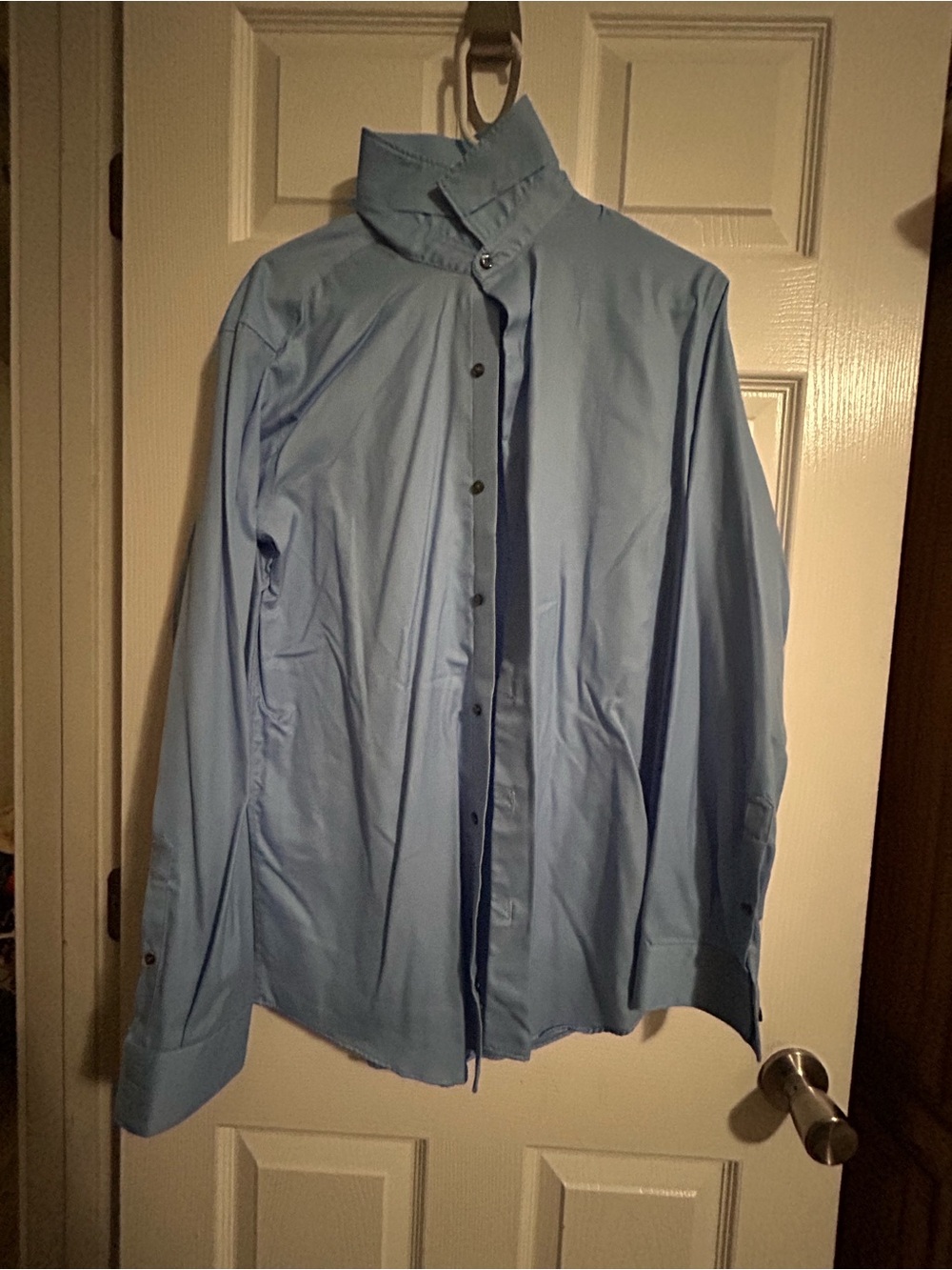Marc Anthony Light Blue Men's Dress Shirt - Long Sleeve